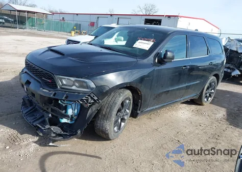 2022 Dodge Durango R/T Awd из США, поврежденный, VIN 1C4SDJCT5NC221480